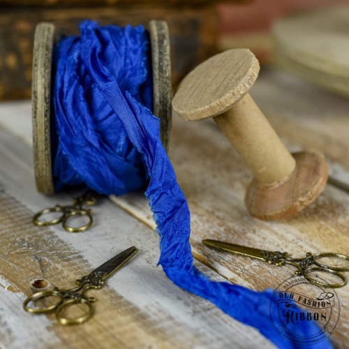 Old Fashion - wstążki w stylu vintage ATRAMENTOWY NIEBIESKI