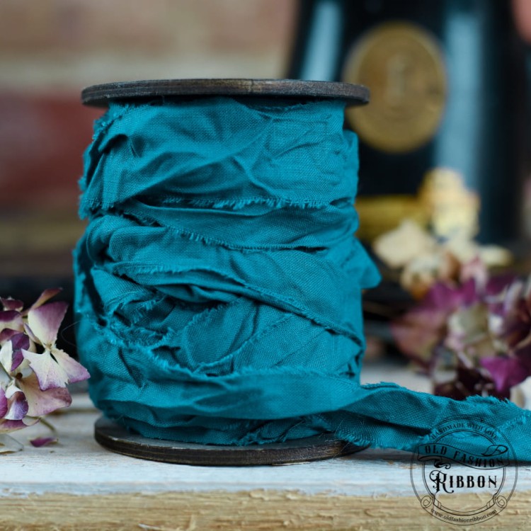 oldfashionribbon-lniane-szmaragd