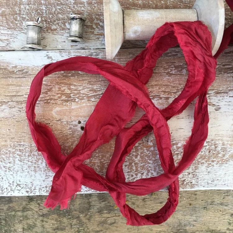 Old Fashion Ribbon - zestaw 5 sztuk ŚWIĄTECZNA CZERWIEŃ