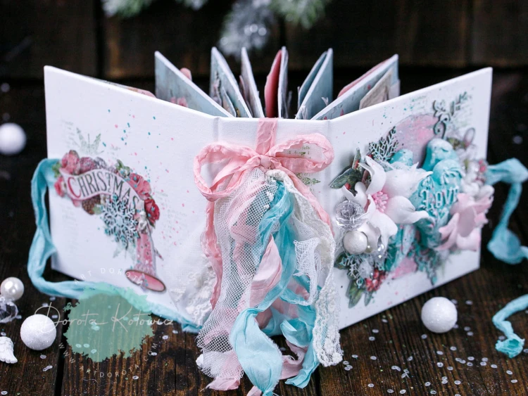 Old Fashion Ribbon - zestaw 5 sztuk JASNY PUDROWY RÓŻ (