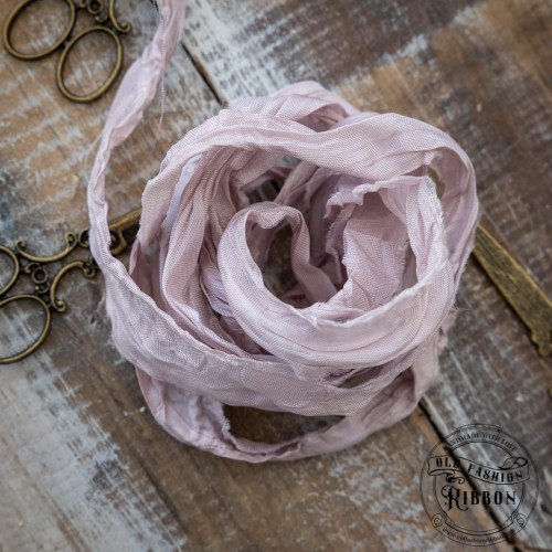 Old Fashion - wstążki w stylu vintage PERŁOWY RÓŻ