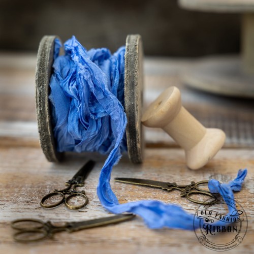 Old Fashion - wstążki w stylu vintage JEANSOWY