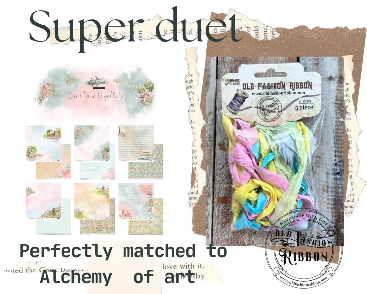 Old Fashion Ribbons 5 sztuk- Alchemy of Art