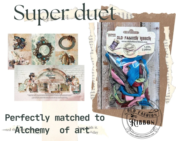 Old Fashion Ribbons 5 sztuk- Alchemy of Art