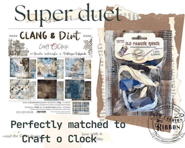 Old Fashion Ribbons 5 sztuk Craft o Clock