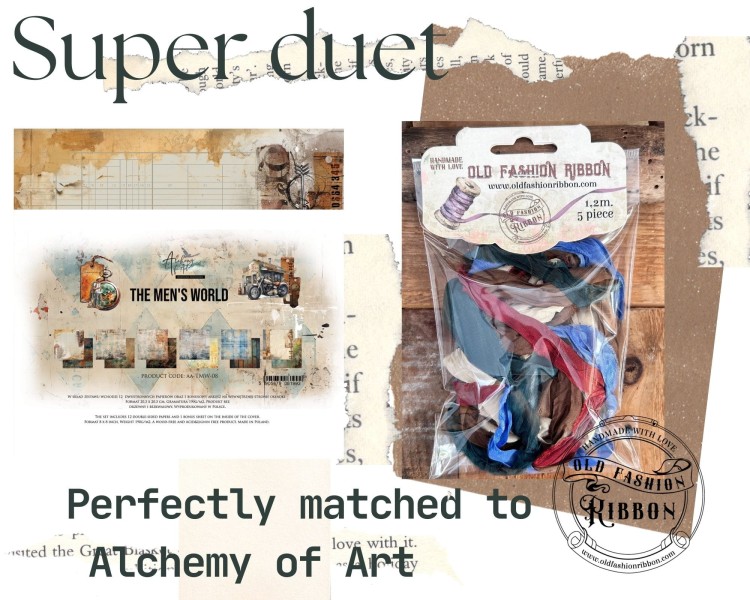 Old Fashion Ribbons 5 sztuk Alchemy of Art