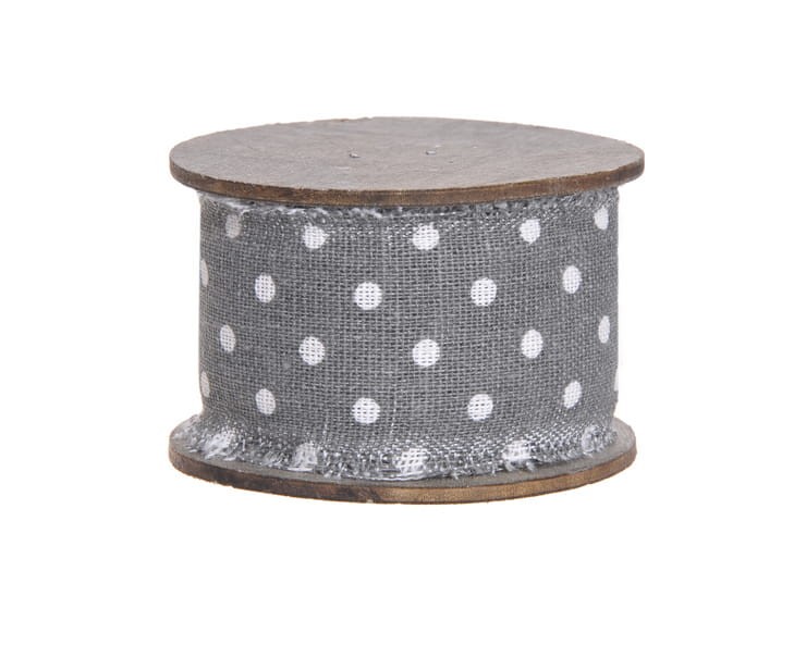 taśma lniana na szpuli -olivka