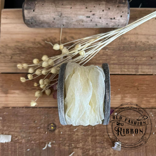 Tasiemka mgiełka - jasny żółty