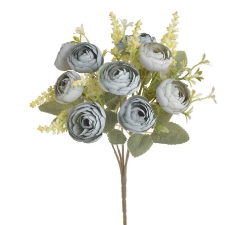 Bukiecik drobna camelia -23 cm niebieski