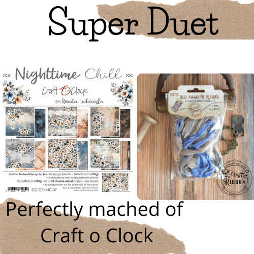 Old Fashion Ribbons 5 sztuk Craft o Clock