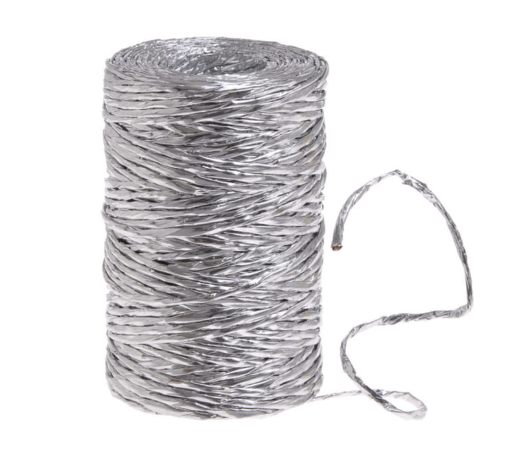 Drut florystyczny srebrny powlekany 10 metrów