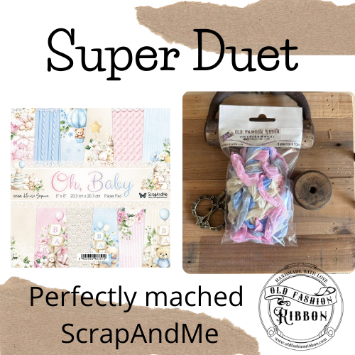 Old Fashion Ribbons 5 sztuk ScrapAndMe