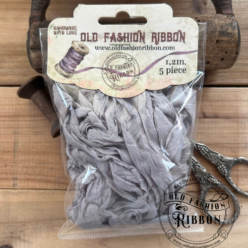 Old Fashion Ribbon - zestaw 5 sztuk ANTIQE GRAY
