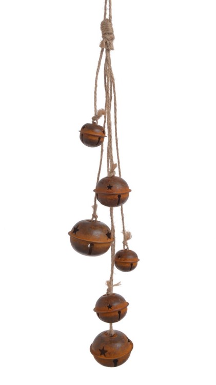 zardzewiałe dzwoneczki girlanda