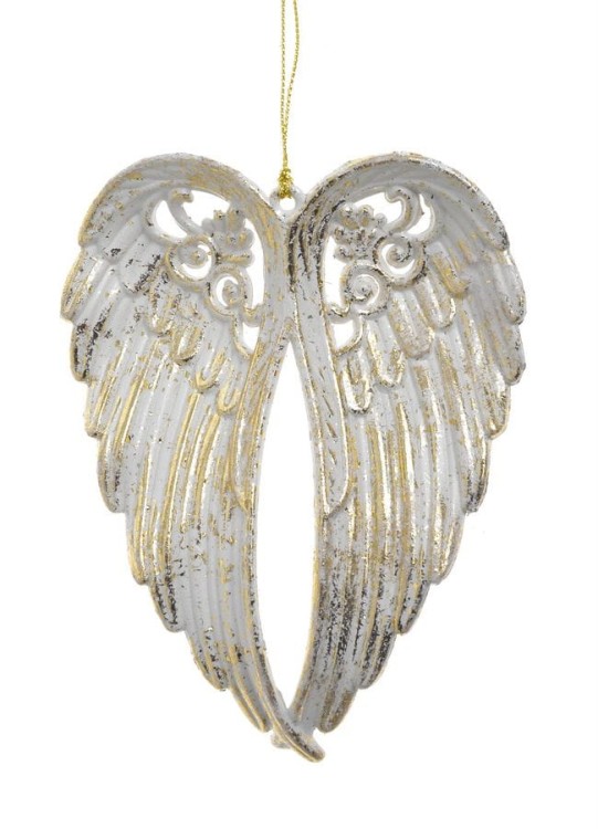 Zawieszka świąteczna patynowane serce