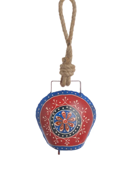 Dzwonek dekoracyjny vintage malowany