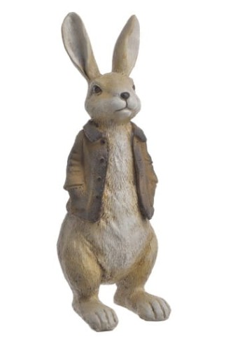 Figurka zając ceramiczny