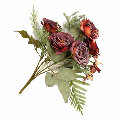 bukiet róże w stylu vintage -zasuszane płatki