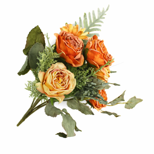 bukiet róże w stylu vintage -zasuszane płatki