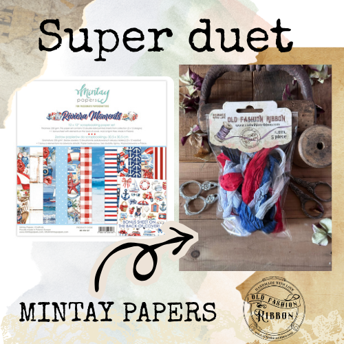 Old Fashion Ribbons 5 sztuk Mintay Paper