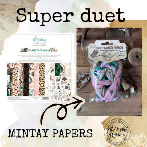 Old Fashion Ribbons 5 sztuk Mintay Paper