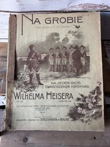 Zestaw starych nut - 25 kartek