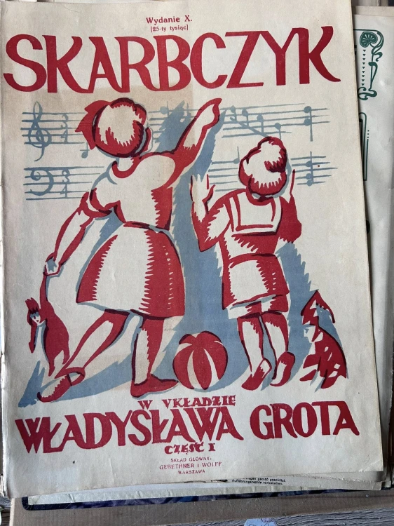 Zestaw starych nut - 25 kartek