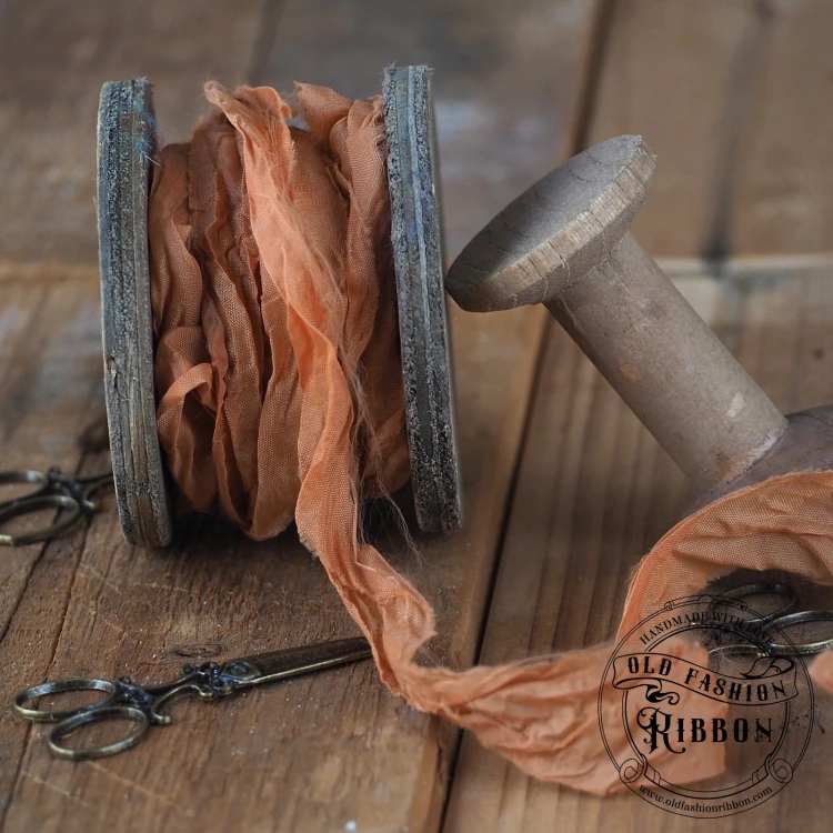 Old Fashion - wstążki w stylu vintage MIEDZIANA