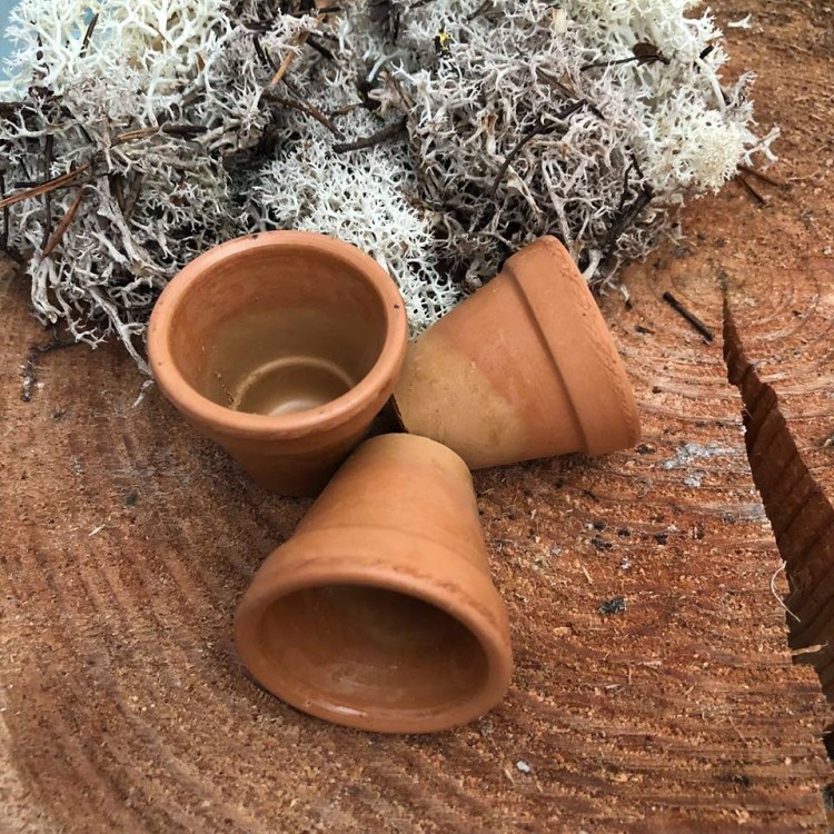 mini doniczki komplet 3 sztuki