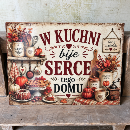 tabliczka mdf - w kuchni bije serce domu