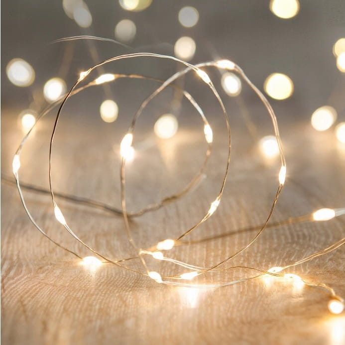 mini lampeczki -ledowe ciepłe światło